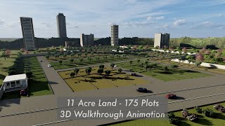 3D Residential and Commercial Plots Walkthrough Animation