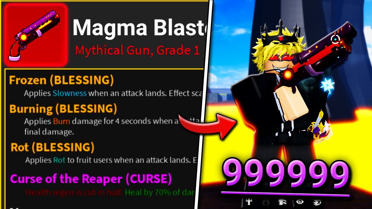 Это НОВОЕ ОРУЖИЕ с Благословениями наносит БЕСКОНЕЧНЫЙ УРОН!! в Blox Fruits.