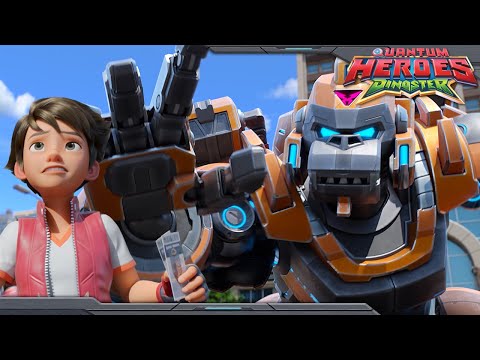 Dinoster | S2 | Grappling with The Giant Gorilla and more | Quantum Heroes | Ep.19~22