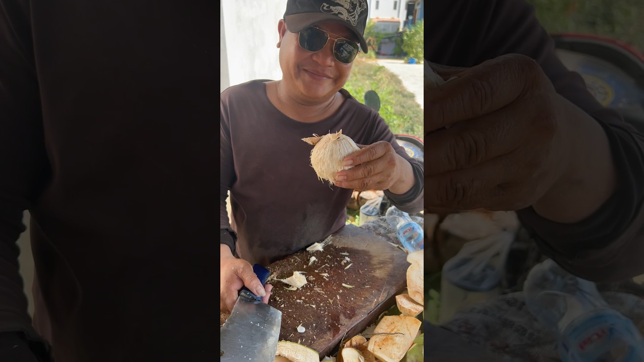Super Fantastic Coconut Cutting Skill 