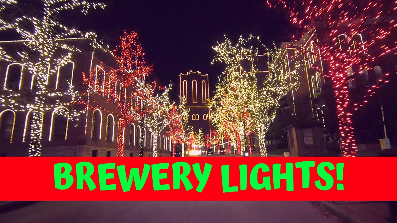 AnheuserBusch Brewery Lights DriveThru 2020 in St. Louis, Missouri