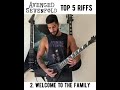 Ofek&#39;s Top 5 Riffs of Metallica, Avenged Sevenfold and more..