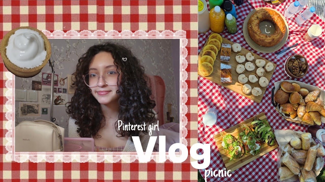 PICNIC VLOG 🍒🧺🥐: silent grwm, baking, picnic...