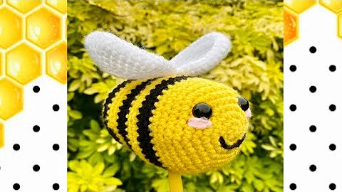 How to crochet Amigurumi Bumble Bee/ free Amigurumi Bee pattern/ Bee Amigurumi/ crochet toys