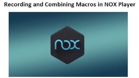 Recording and Combining Macros in Big Nox and Emulators