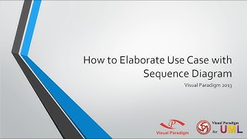 How to Elaborate Use Case with UML Sequence Diagram