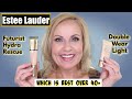 Estee Lauder Futurist Foundation VS  Double Wear Light - Over 40 Makeup