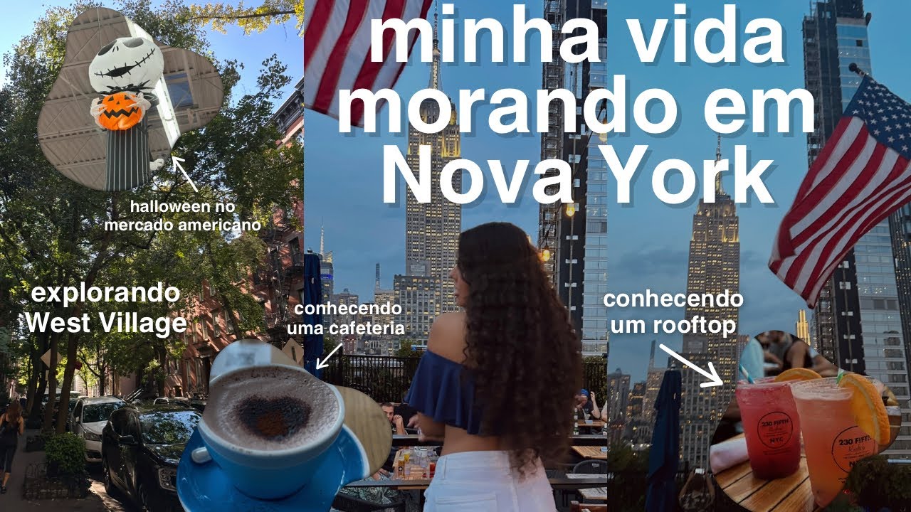 Minha vida morando nos Estados Unidos🇺🇸 | Vlog em New York, compras e conhecendo melhor a cidade🗽🌟