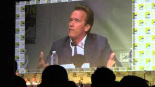 Arnold Schwarzenegger The EXPENDABLES 2 @ San Diego Comic-Con SDCC 2012