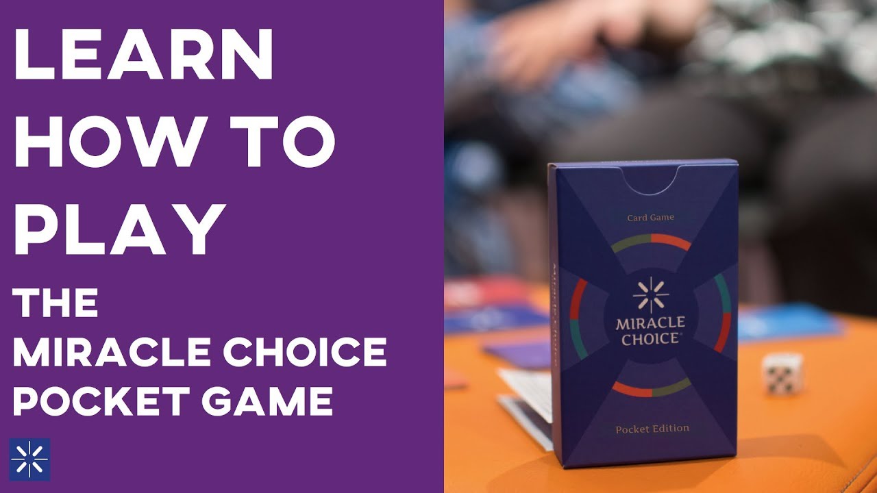 How to Play the Miracle Choice Pocket Game YouTube