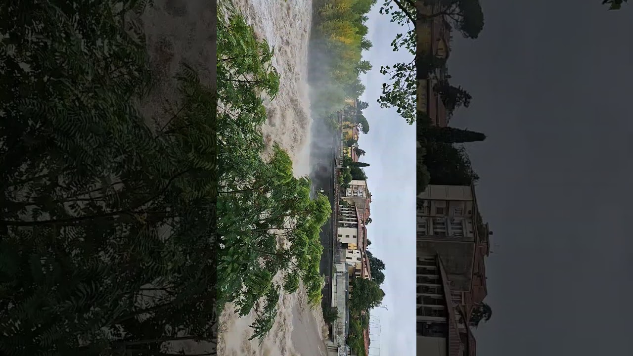 Fiume Brembo Ponte San Pietro provincia di Bergamo