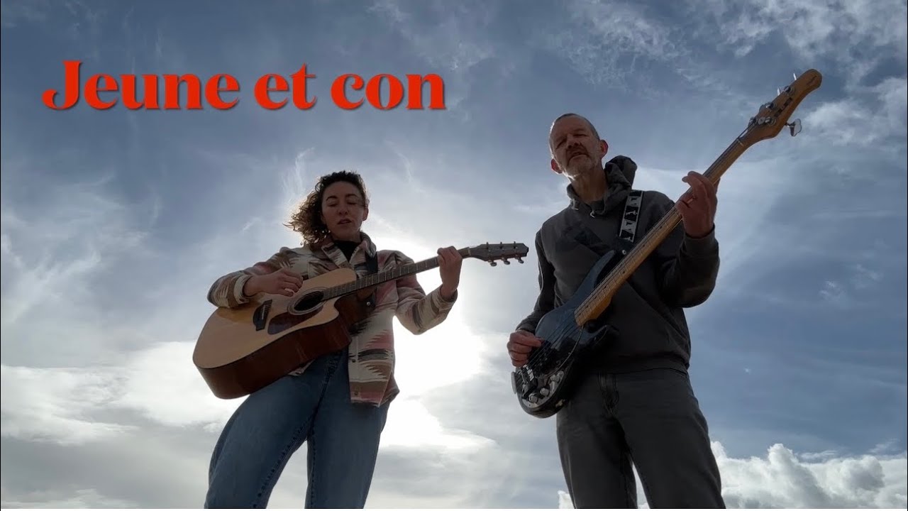 Extrait « Jeune et con » (Damien Saez) : reprise chant, guitare&basse