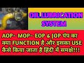 OIL LUBRICATION SYSTEM || FUNCTION OF JOP || AOP || MOP || EOP || FUNCTION OF OVERHEAD TANK  [हिंदी]