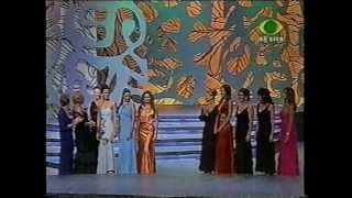 Alexandre Pires e Ellen de Lima na gala 'Miss Brasil 50 anos'