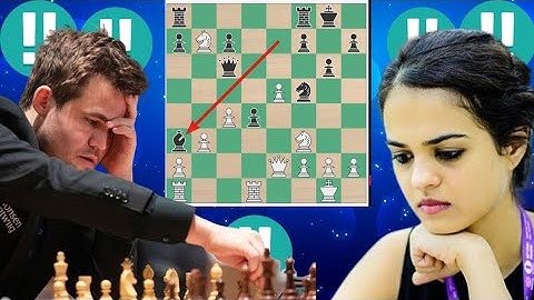 Creative Magnus Carlsen vs Tania Sachdev 71