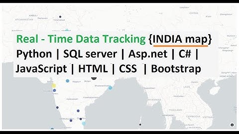 Real Time Data Tracking Python | SQL server | Asp.net | C# | JavaScript | HTML | CSS  | Bootstrap