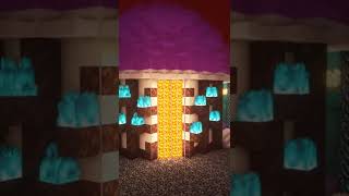 Nether Roof Hub 😈 #Shorts #Minecraft #Nether #hub
