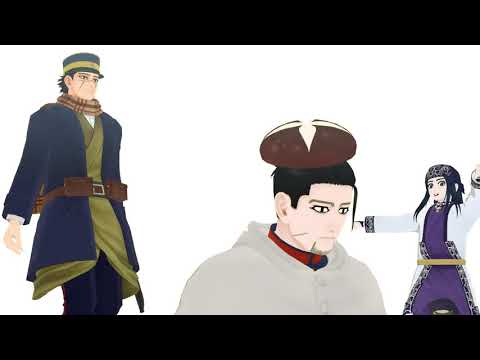 尾形番外画面泄露【杉·尾·莉帕】【黄金神威MMD】