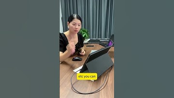 18” 10-point Touchscreen | 120Hz Portable Monitor – One-Cable Connection#screen #monitor #display