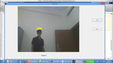 Persons Counting by Head Detection in Real-Time using MATLAB