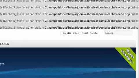 tutorial instal joomla 1.7 dan error code xampp