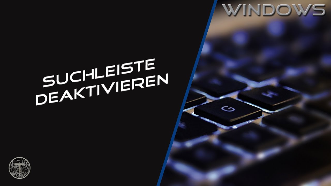 Suchleiste deaktivieren || Windows 11