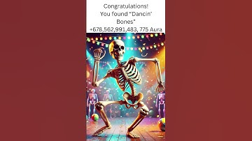After hours of scrolling… You have found “Dancin’ Bones” (+Aura!) #bones #skeleton #aura  #fyp