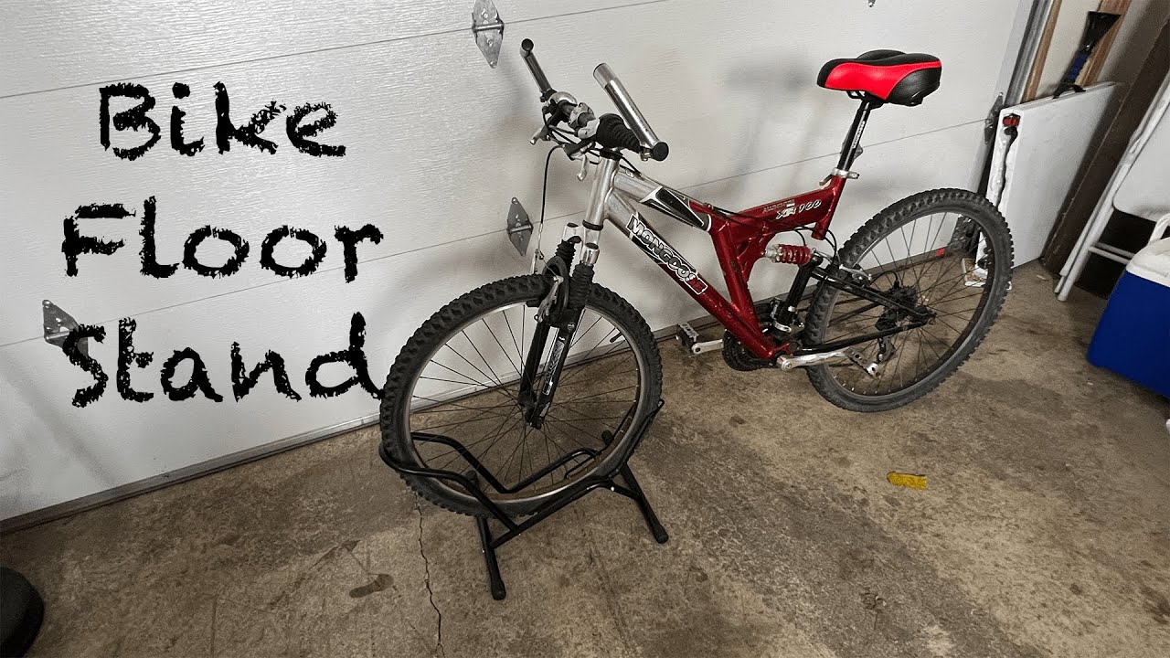 Bike Floor Stand, Freestanding Bicycle Floor Parking Rack Stand