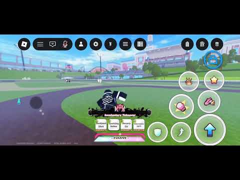 Messing around in Uma fighters battlegrounds game. Roblox recording clip.