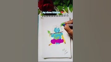 Easy drawing of little krishna ❤️🙏#art #shorts #short #krishna #odia #viralvideo #viral #subscribe