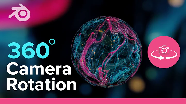 How to rotate the Camera around an object in Blender!