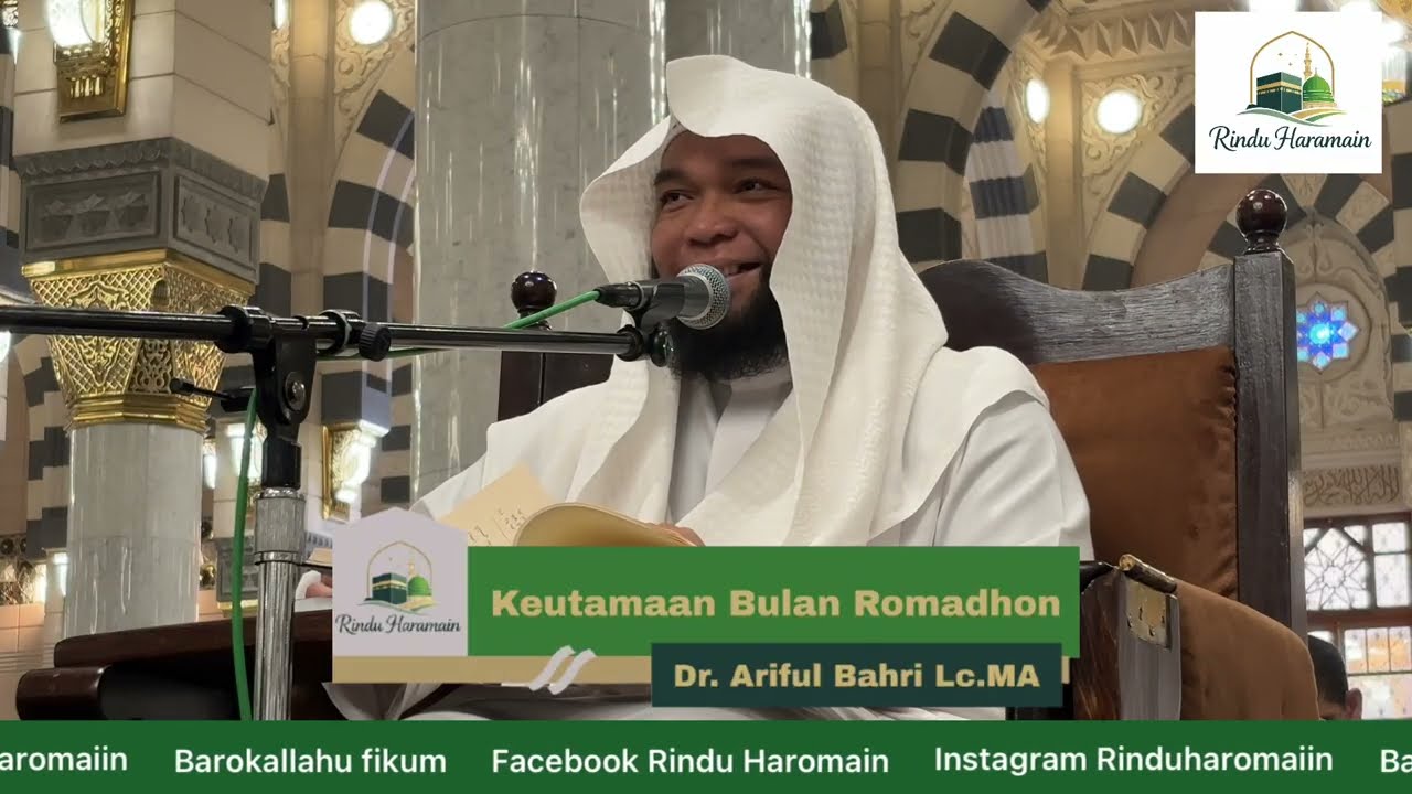 Live 06 Maret 2026 | Ustadz Dr. Ariful Bahri Lc.Ma | Kajian rutin bahasa Indonesia di Masjid Nabawi 