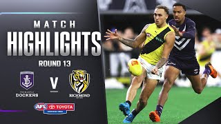 Fremantle v Richmond Highlights | Round 13, 2023 | AFL