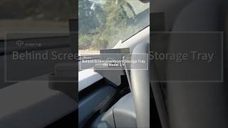 Tesla Model 3/Y Behind Screen Dashboard Storage Tray