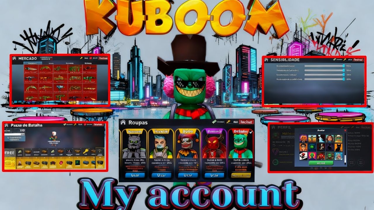 #Kuboom gameplay😱👉 vejam minha conta do kuboom de 🚨2026🚨 ( My Kuboom account )#кубум #gaming 