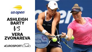 Ashleigh Barty vs Vera Zvonareva | US Open Highlights