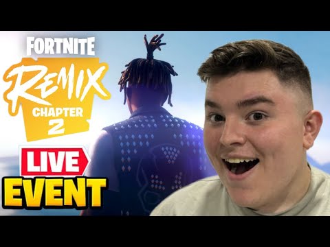 Fortnite Remix Chapter 2 LIVE EVENT Reaction (JUICE WRLD IN FORTNITE)