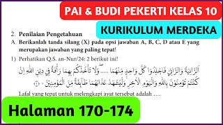 Kunci Jawaban PAI Kelas 10 Halaman 170 - 174 Kurikulum Merdeka Penilaian Pengetahuan BAB 6 Kunci Jawaban PAI Kelas 10 Halaman 170 - 174 Kurikulum Merdeka Penilaian Pengetahuan BAB 6