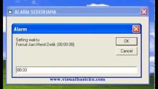 Tutorial Visual Basic Membuat jam alarm dengan vb 6
