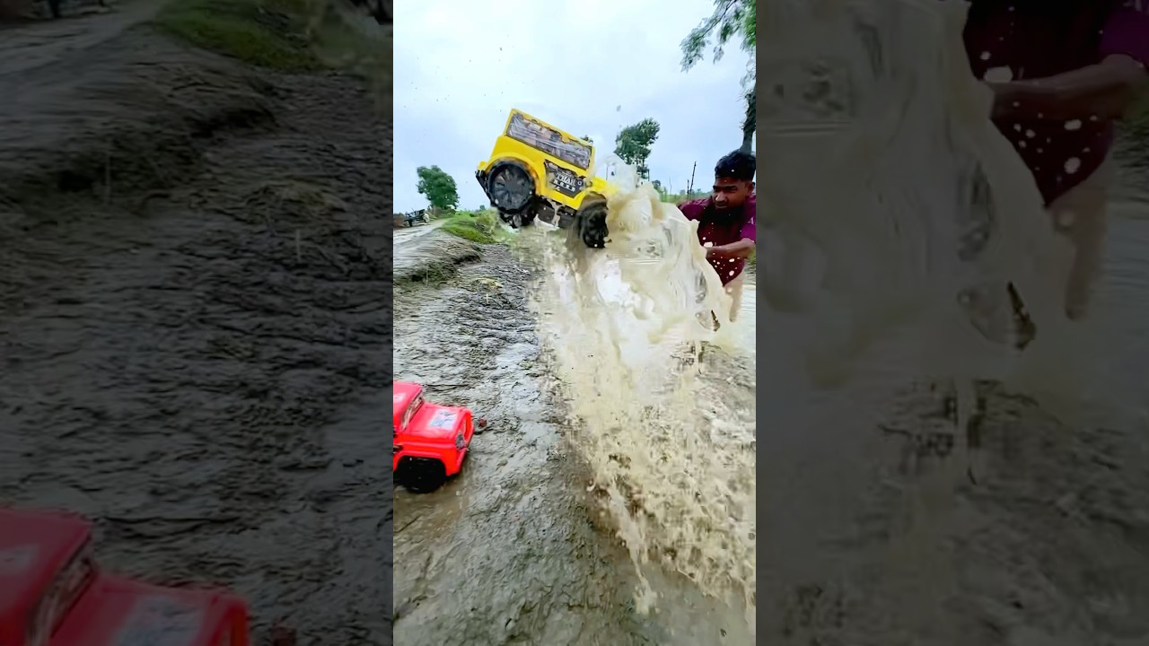 Gadi piche gadi meri tharlover vs jeep lover camper Yello vs red color Thar 