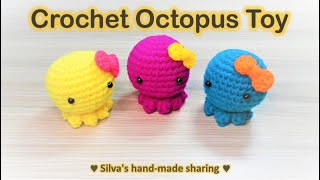 Super Easy Crochet 3D Octopus Toy | ❤️‍🔥 Step by Step ❤️‍🔥
