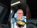Road Trip Chaos! 🚗🥔 Trying to eat a KFC Famous Bowl with no fork...using a gua sha and a mini