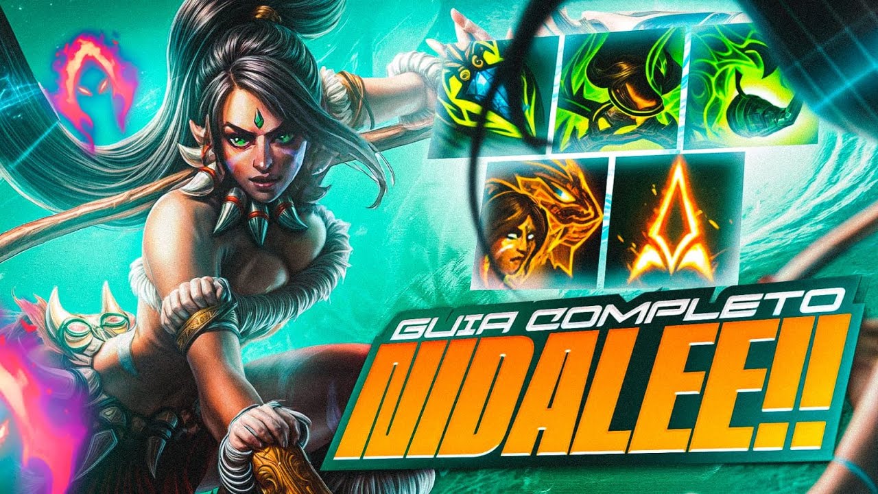GUIA COMPLETO DA NIDALEE: BUILDS, RUNAS, COMBO E GANEPLAY!! - LoL Wild Rift