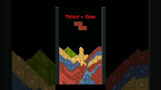 Setris - How to Play Tetris with Sand! #shorts #gaming #Tetris #indiegames #Sandtris screenshot 5