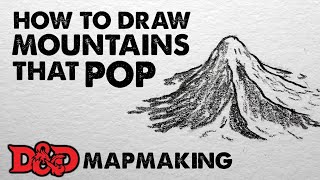 Famous How to Draw Mountains That POP: Fantasy Mapmaking Tutorial for DnD Profile