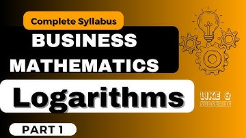 Logarithms #valuefortimekamalkumar |Business Mathematics || Part 1 || #maths #education #trend #rrb