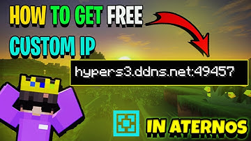 🔥 How To Get FREE Custom IP In Aternos (Mobile 📱 + PC 💻) [100% Working ✅] |  Minecraft Free Domain