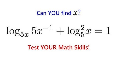 Most Students Get This Log Equation Wrong | Can You Solve It?