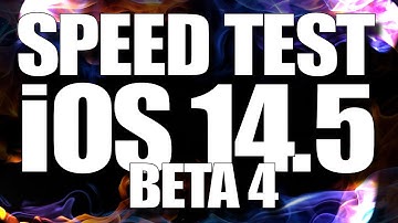 iOS 14.5 Beta 4 Speed and Performance Test vs iOS 14.4.1
