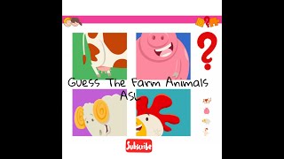 ASL Game:Guess the Farm Animals| Sign language for Farm,Sheep,Pig,Cow,Rooster.. screenshot 4